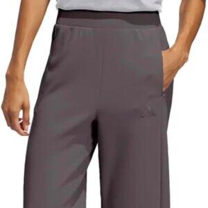 Women's Gray Strata Wide Leg Pant with Pockets